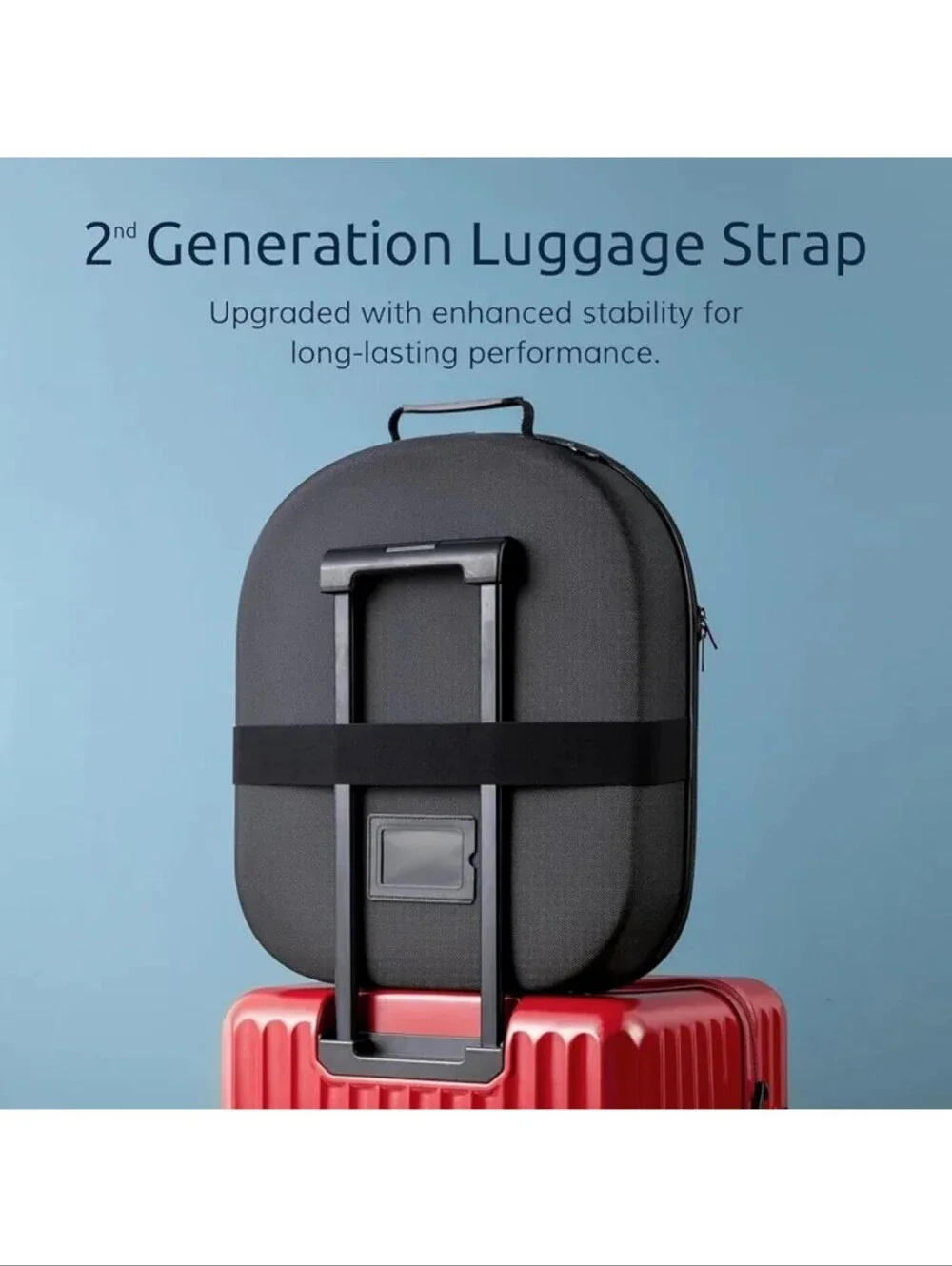 🆕️Cowboy Hat Case Crushproof Hard Hat Box Travel Organizer Strap Western Fedora